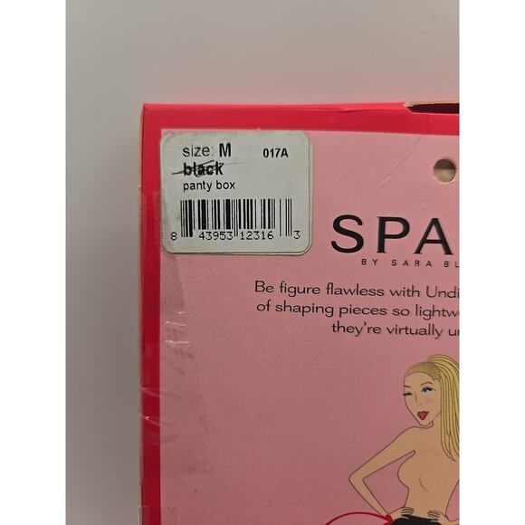 NWT Spanx Womens Medium 017A Black Panty Undie-tectable Seamless Shaper - Picture 3 of 4